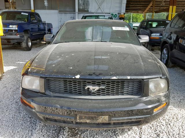 1ZVFT80N365128799 - 2006 FORD MUSTANG BLACK photo 9