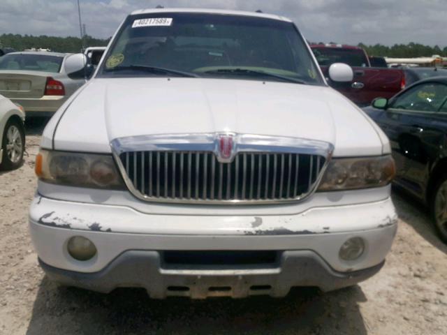5LMRU27LXWLJ61267 - 1998 LINCOLN NAVIGATOR 白色 照片 9