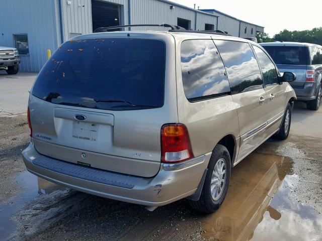 2FMZA5244XBA05952 - 1999 FORD WINDSTAR S BEIGE photo 4