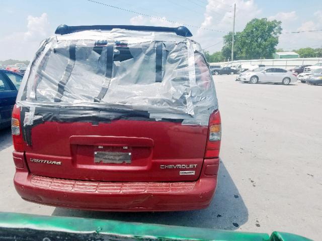 1GNDV13E04D155038 - 2004 CHEVROLET VENTURE LU MAROON photo 9