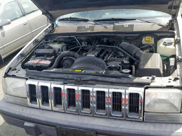 1J4GZ58S4RC341253 - 1994 JEEP GRAND CHER GRAY photo 7