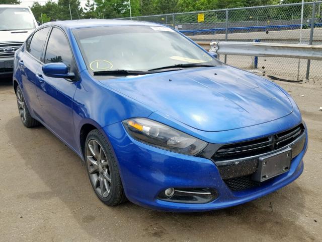 1C3CDFBB4ED759080 - 2014 DODGE DART SXT BLUE photo 1