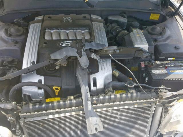 KMHFU45E85A404025 - 2005 HYUNDAI XG 350 GRAY photo 7