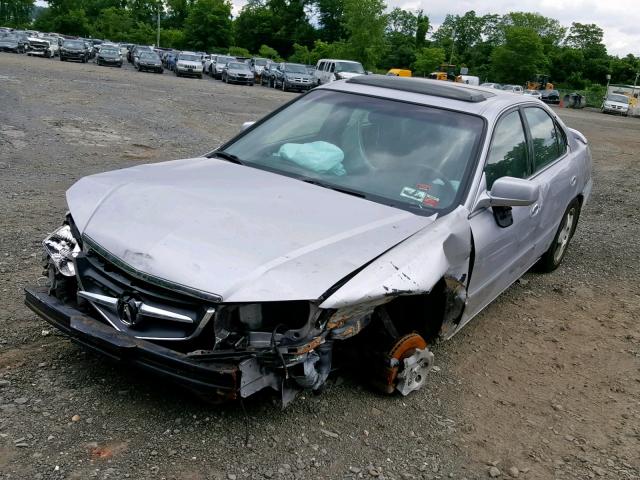 19UUA56643A093693 - 2003 ACURA 3.2TL SILVER photo 2