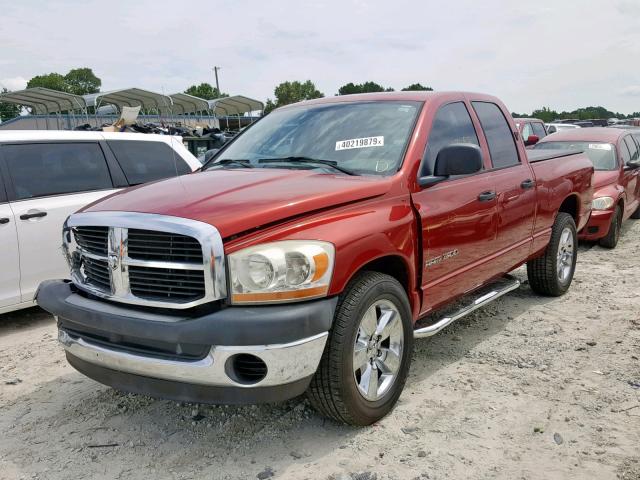 1D7HA18K46J175453 - 2006 DODGE RAM 1500 S RED photo 2