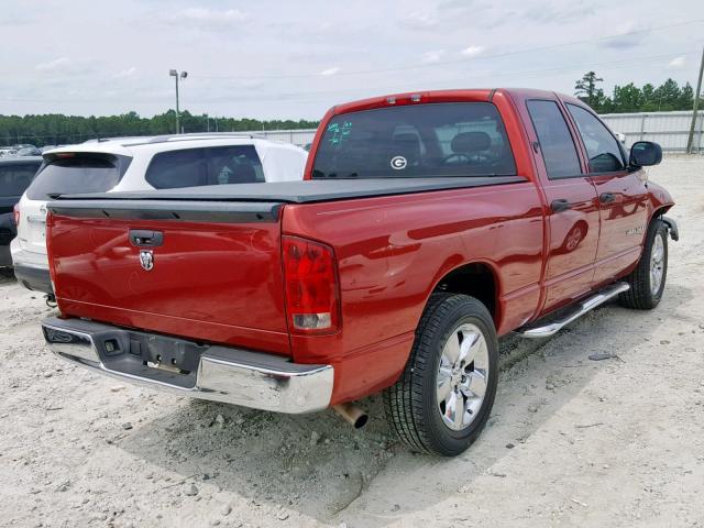 1D7HA18K46J175453 - 2006 DODGE RAM 1500 S RED photo 4