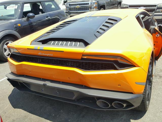 ZHWUC1ZF5FLA03354 - 2015 LAMBORGHINI HURACAN ORANGE photo 6