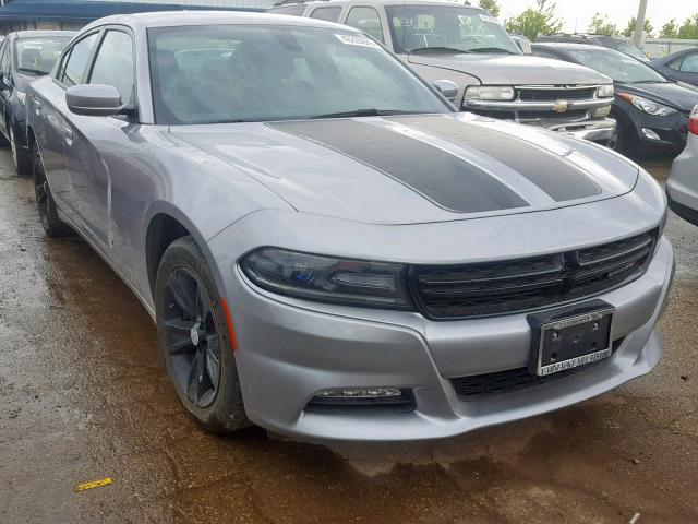 2C3CDXHG5GH186110 - 2016 DODGE CHARGER SX GRAY photo 1