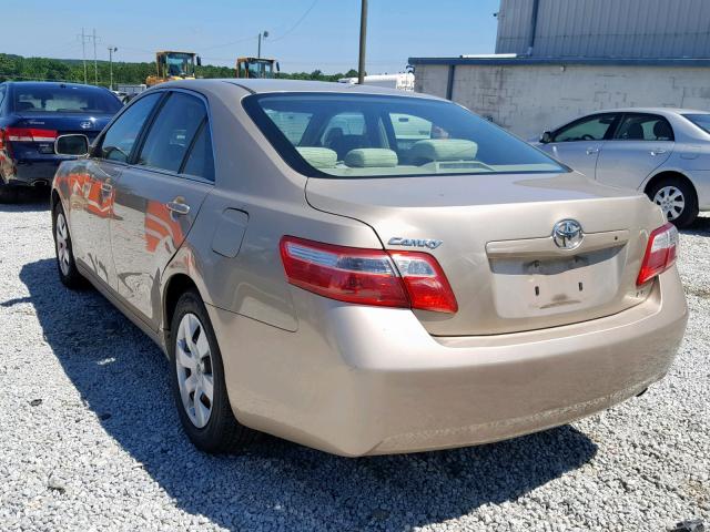 4T1BE46K67U692161 - 2007 TOYOTA CAMRY NEW BEIGE photo 3