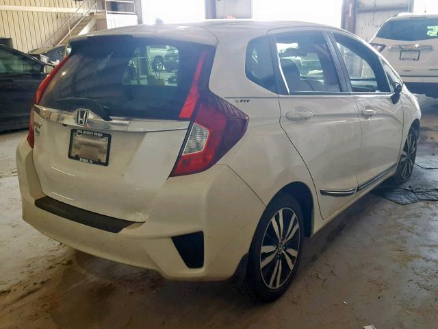 JHMGK5H79GX025616 - 2016 HONDA FIT EX WHITE photo 4