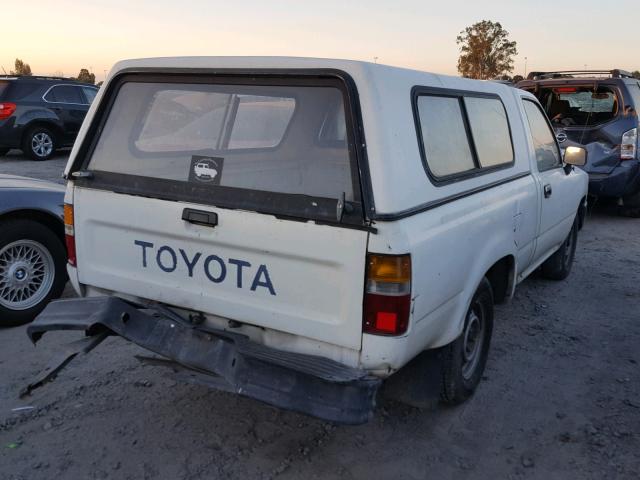 4TARN81A2RZ235020 - 1994 TOYOTA PICKUP 1/2 WHITE photo 4