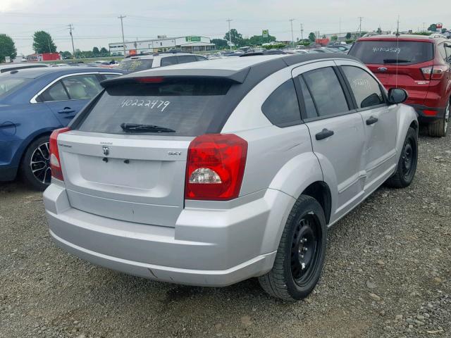 1B3HB48B18D690194 - 2008 DODGE CALIBER SX SILVER photo 4