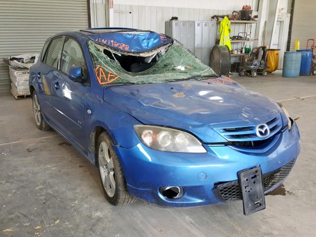 JM1BK343341198078 - 2004 MAZDA 3 HATCHBAC BLUE photo 1