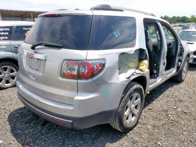 1GKKRNED1DJ221425 - 2013 GMC ACADIA SLE SILVER photo 4