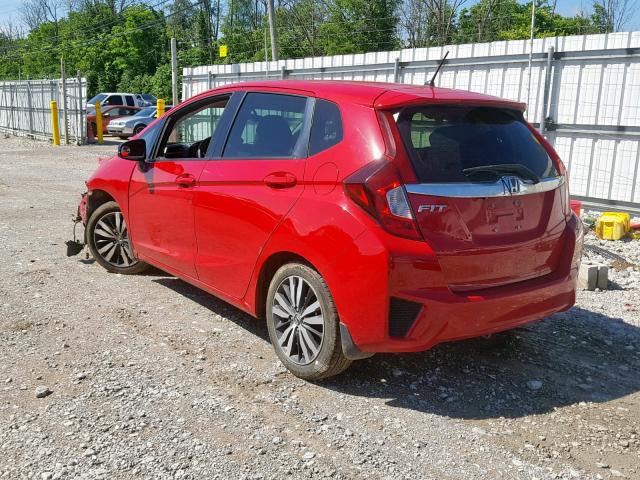 JHMGK5H76GX029963 - 2016 HONDA FIT EX RED photo 3