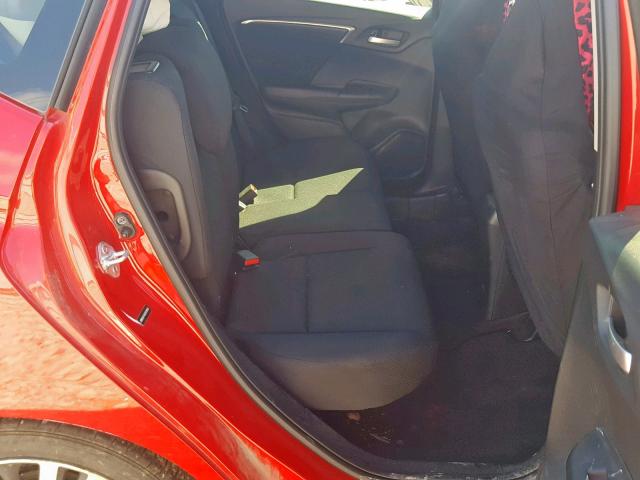 JHMGK5H76GX029963 - 2016 HONDA FIT EX RED photo 6