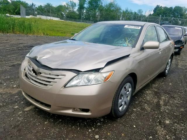 4T1BE46K18U231757 - 2008 TOYOTA CAMRY CE GOLD photo 2