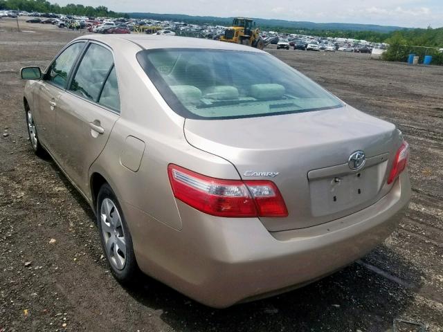 4T1BE46K18U231757 - 2008 TOYOTA CAMRY CE GOLD photo 3