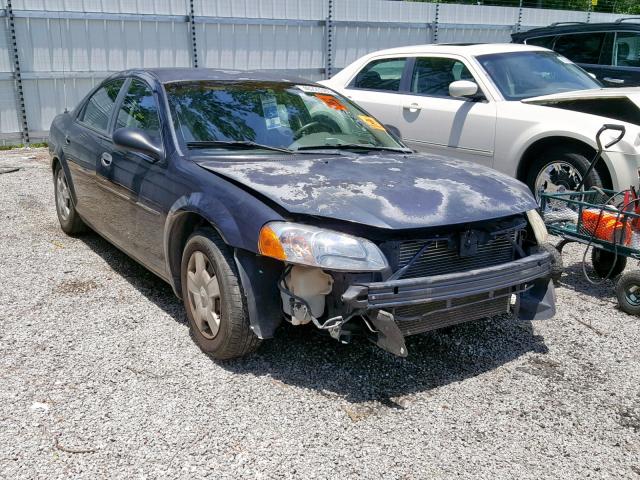 1B3EL36T84N332553 - 2004 DODGE STRATUS SE BLUE photo 1