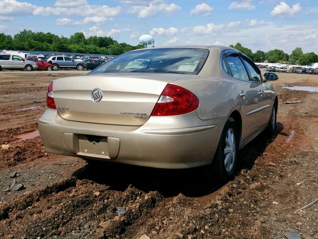 2G4WD532051235370 - 2005 BUICK LACROSSE C TAN photo 4