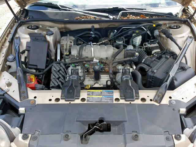 2G4WD532051235370 - 2005 BUICK LACROSSE C TAN photo 7