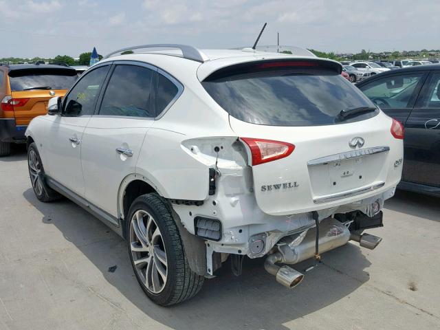 JN1BJ0RP7HM384503 - 2017 INFINITI QX50 WHITE photo 3