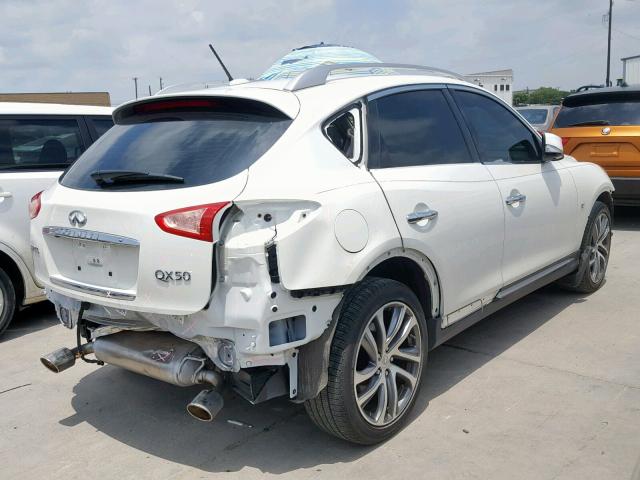 JN1BJ0RP7HM384503 - 2017 INFINITI QX50 WHITE photo 4