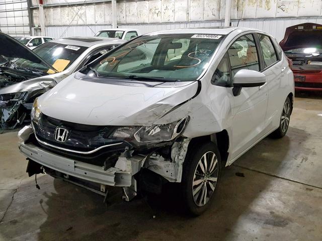 JHMGK5H78GS013700 - 2016 HONDA FIT EX WHITE photo 2