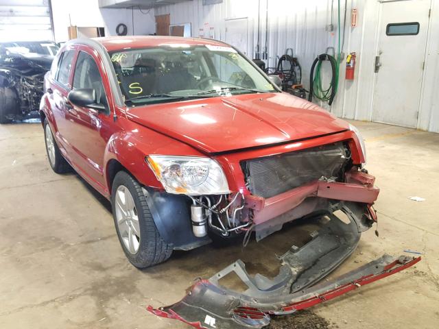 1B3HB48B77D313500 - 2007 DODGE CALIBER SX RED photo 1