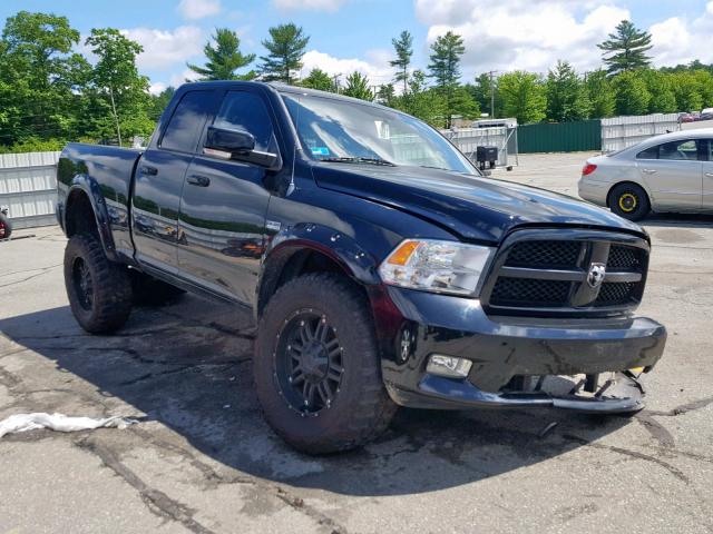 1C6RD7HT6CS206281 - 2012 DODGE RAM 1500 S BLACK photo 1