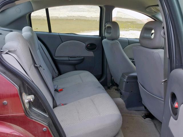 1G8AJ55F67Z117805 - 2007 SATURN ION LEVEL BURGUNDY photo 6