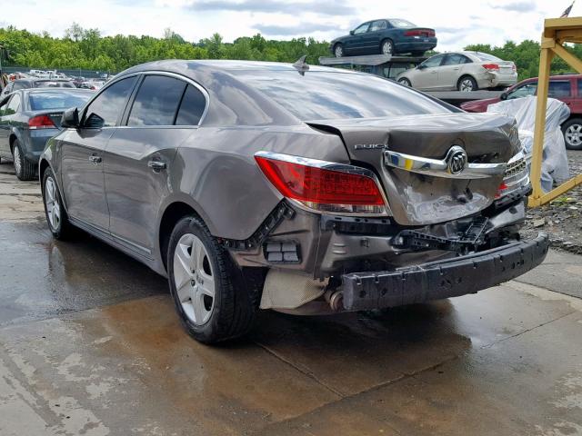 1G4GB5EG8AF274651 - 2010 BUICK LACROSSE C BROWN photo 3