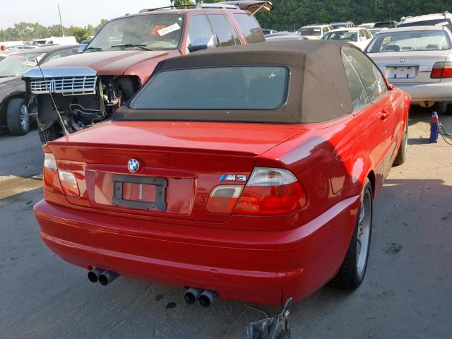 WBSBR93421EX20298 - 2001 BMW M3 CI RED photo 4