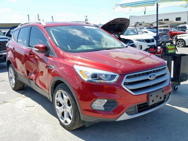 1FMCU9J92HUE93456 - 2017 FORD ESCAPE TIT RED photo 1