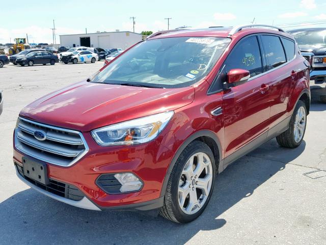 1FMCU9J92HUE93456 - 2017 FORD ESCAPE TIT RED photo 2