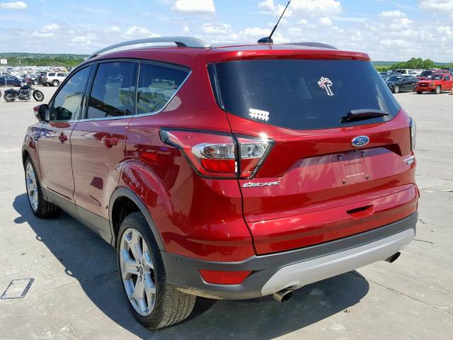 1FMCU9J92HUE93456 - 2017 FORD ESCAPE TIT RED photo 3