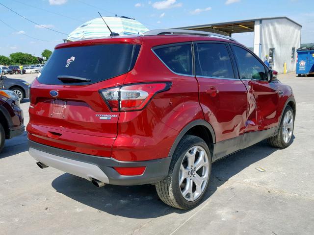 1FMCU9J92HUE93456 - 2017 FORD ESCAPE TIT RED photo 4