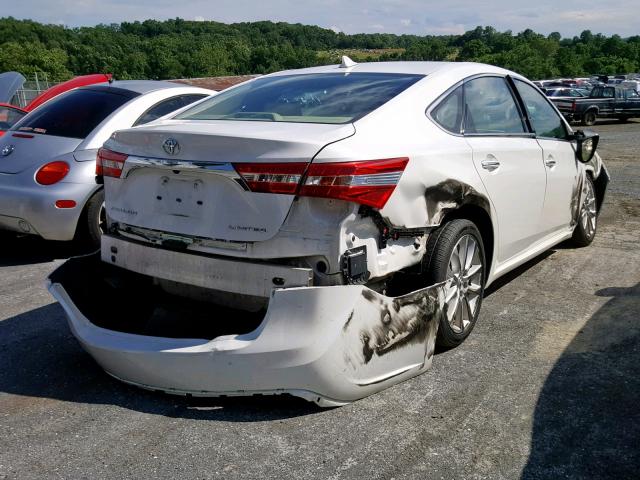 4T1BK1EB7EU126287 - 2014 TOYOTA AVALON BAS WHITE photo 4