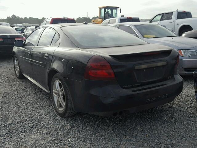 2G2WR524551218108 - 2005 PONTIAC GRAND PRIX BLACK photo 3