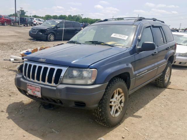 1J4GW48S53C544162 - 2003 JEEP GRAND CHER BLUE photo 2