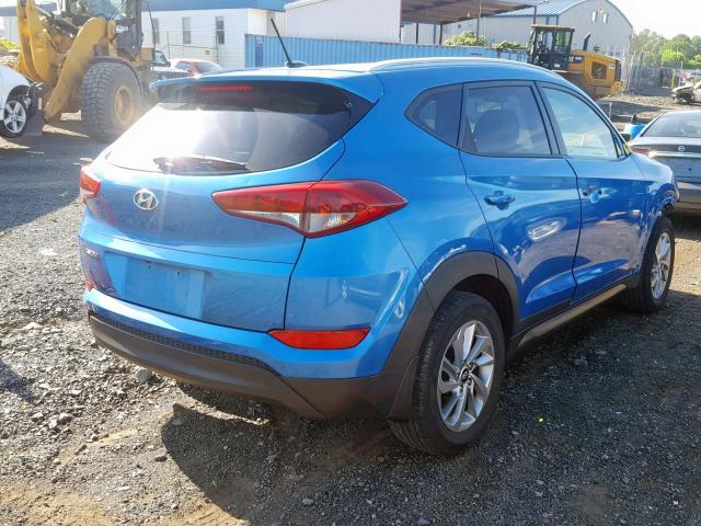 KM8J33A41GU026331 - 2016 HYUNDAI TUCSON LIM BLUE photo 4