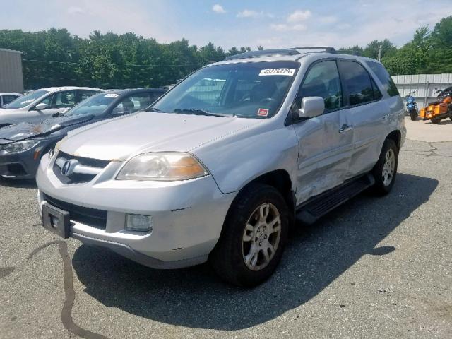 2HNYD18694H543297 - 2004 ACURA MDX TOURIN SILVER photo 2