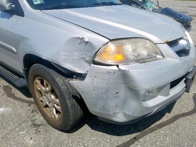 2HNYD18694H543297 - 2004 ACURA MDX TOURIN SILVER photo 9