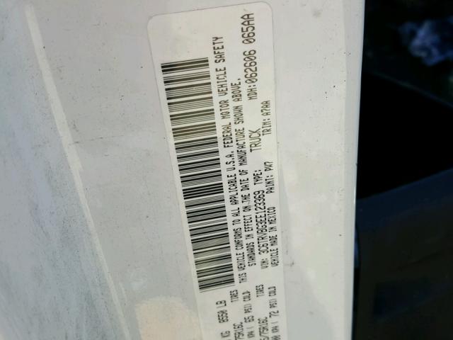 3C6TRVBG3EE123369 - 2014 RAM PROMASTER თეთრი ფოტო 10