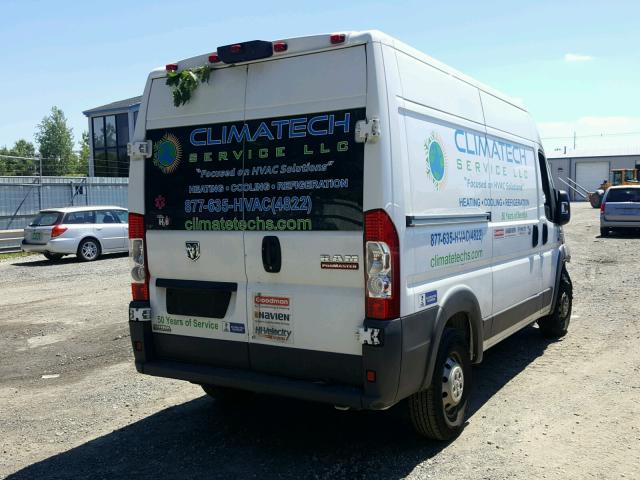 3C6TRVBG3EE123369 - 2014 RAM PROMASTER თეთრი ფოტო 4