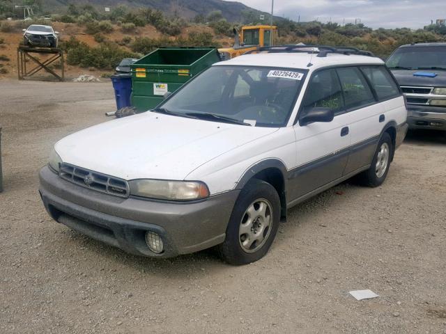 4S3BG6850T7977108 - 1996 SUBARU LEGACY OUT WHITE photo 2