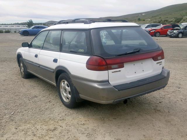 4S3BG6850T7977108 - 1996 SUBARU LEGACY OUT WHITE photo 3