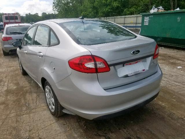 3FADP4AJ6DM162056 - 2013 FORD FIESTA S SILVER photo 3