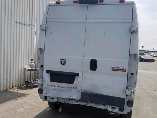 3C6TRVDG4FE512794 - 2015 RAM PROMASTER WHITE photo 9