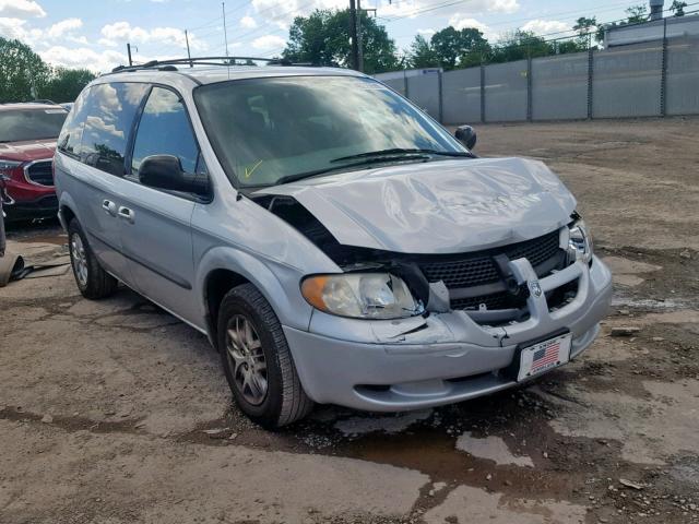 1D4GP453X3B300404 - 2003 DODGE CARAVAN SP SILVER photo 1